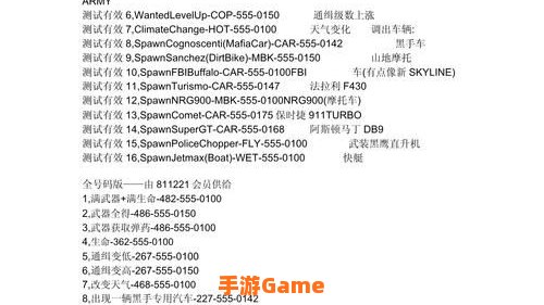 侠盗飞车罪恶都市秘籍攻略